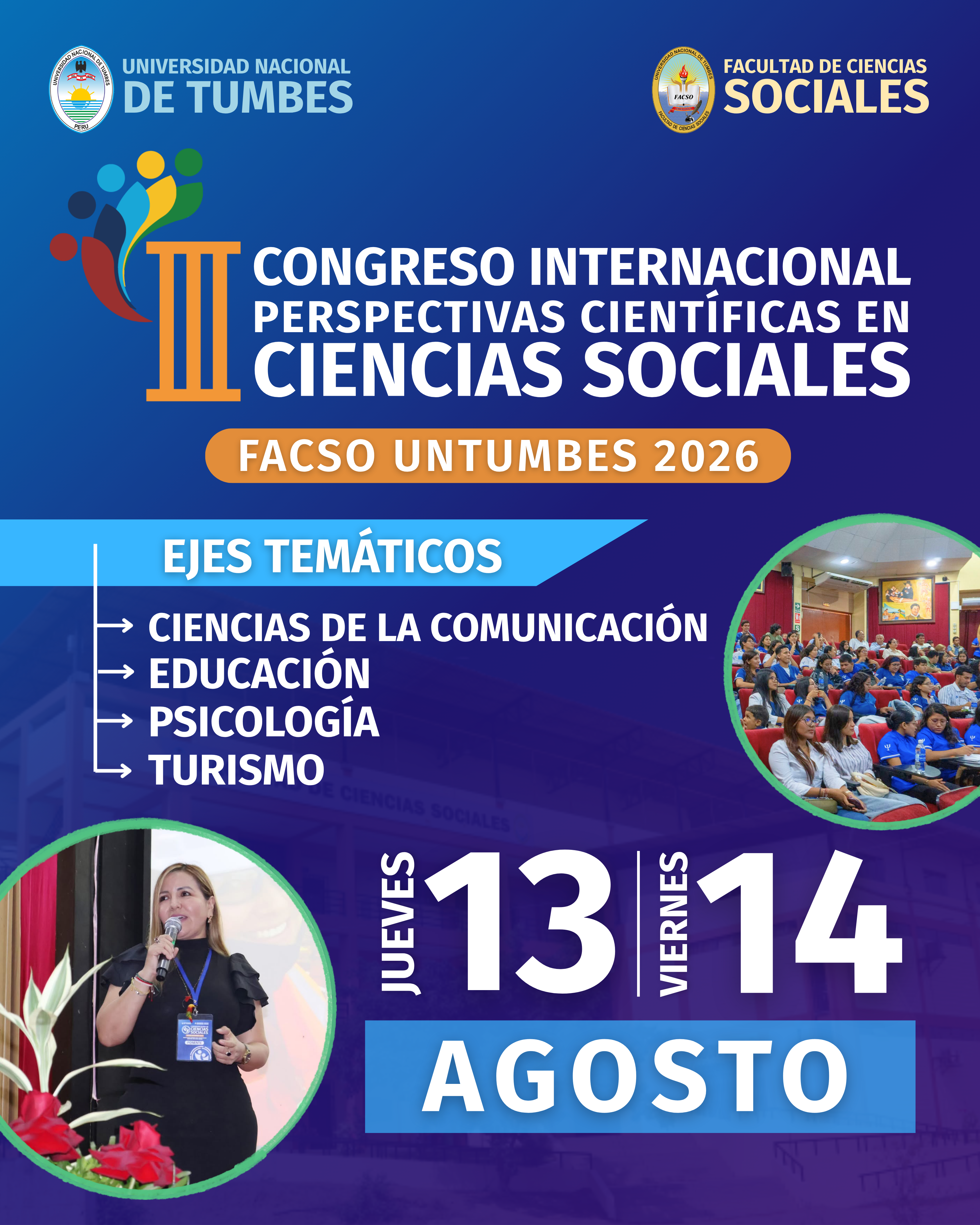 III CONGRESO INTERNACIONAL PERSPECTIVAS CIENTÍFICAS EN CIENCIAS SOCIALES – FACSO UNTUMBES 2026